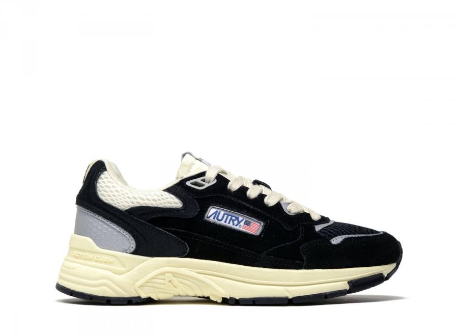 Autry Hyperway Low UM23 Suede / Mesh Black / Silver - Autry