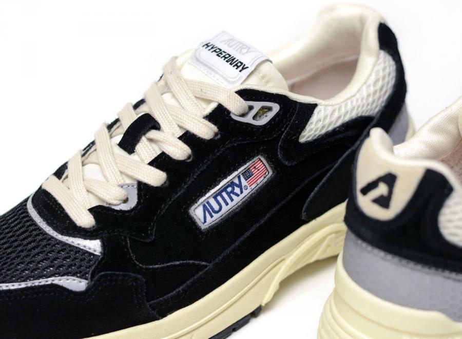 Autry Hyperway Low UM23 Suede / Mesh Black / Silver - Autry