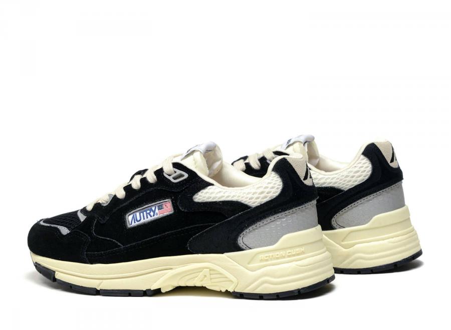 Autry Hyperway Low UM23 Suede / Mesh Black / Silver - Autry