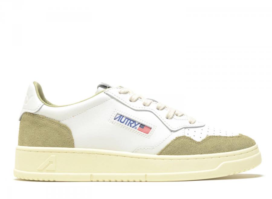Autry Medalist Low FT06 Soft Leather / Suede White / Grey - Autry