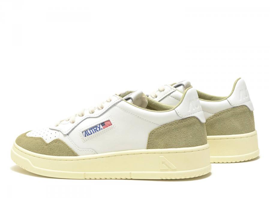 Autry Medalist Low FT06 Soft Leather / Suede White / Grey - Autry