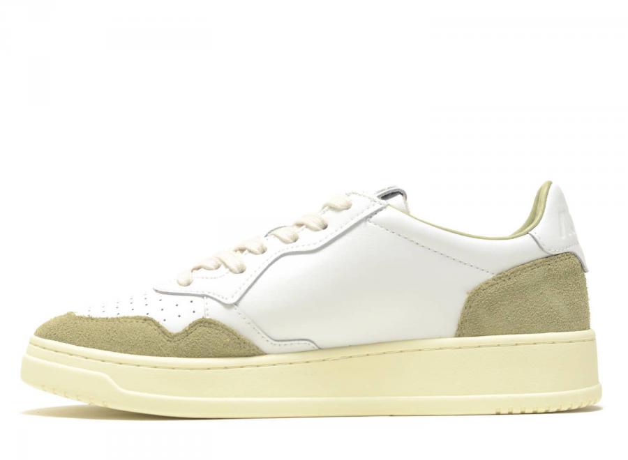 Autry Medalist Low FT06 Soft Leather / Suede White / Grey - Autry