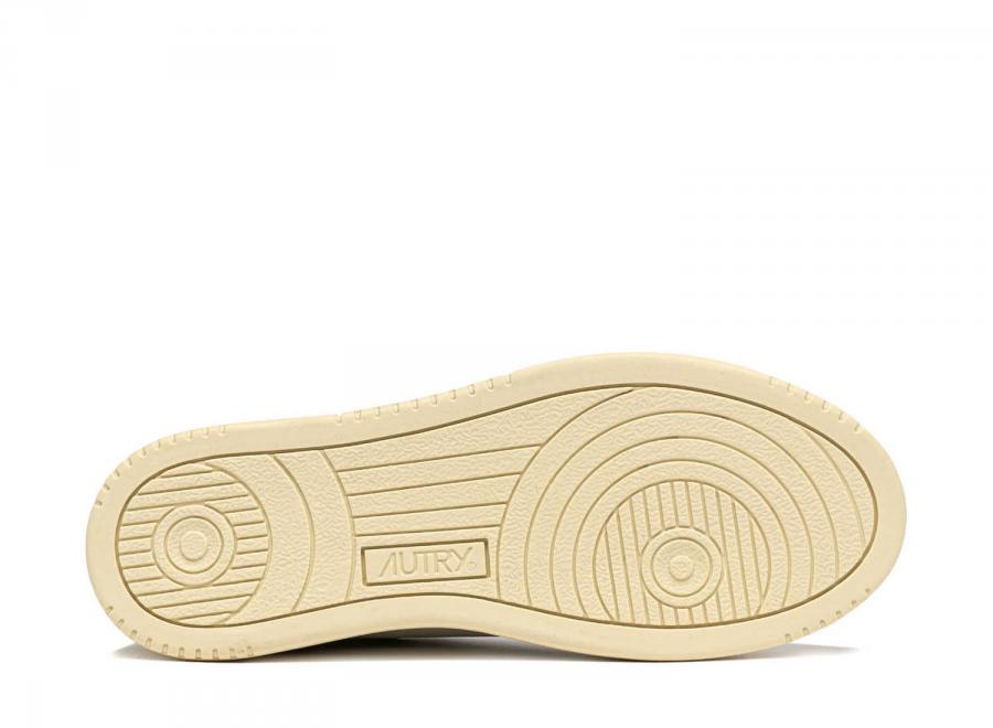 Autry Medalist Low FT08 Soft Leather / Suede White / Straw - Autry