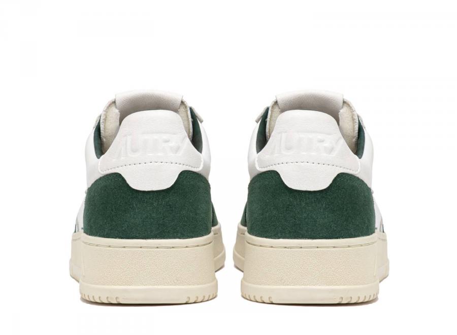 Autry Medalist Low GS42 GOAT / Suede White / Bottle Green - Autry