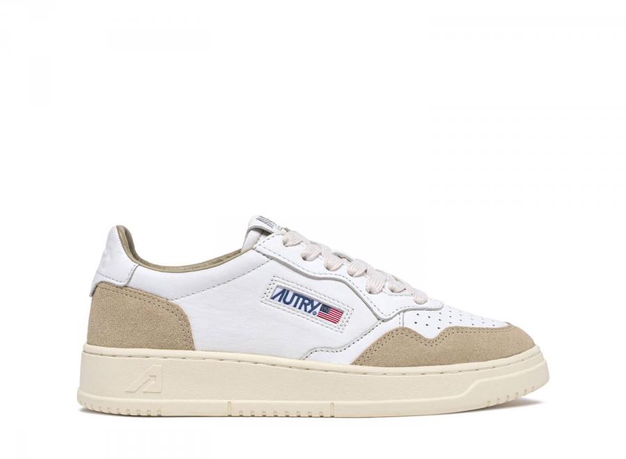 Autry Medalist Low GS44 Goat / Suede White / Sponge - Autry