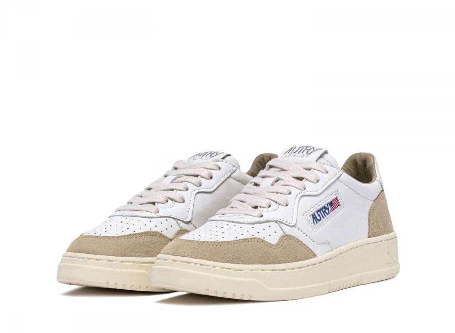Autry Medalist Low GS44 Goat / Suede White / Sponge - Autry