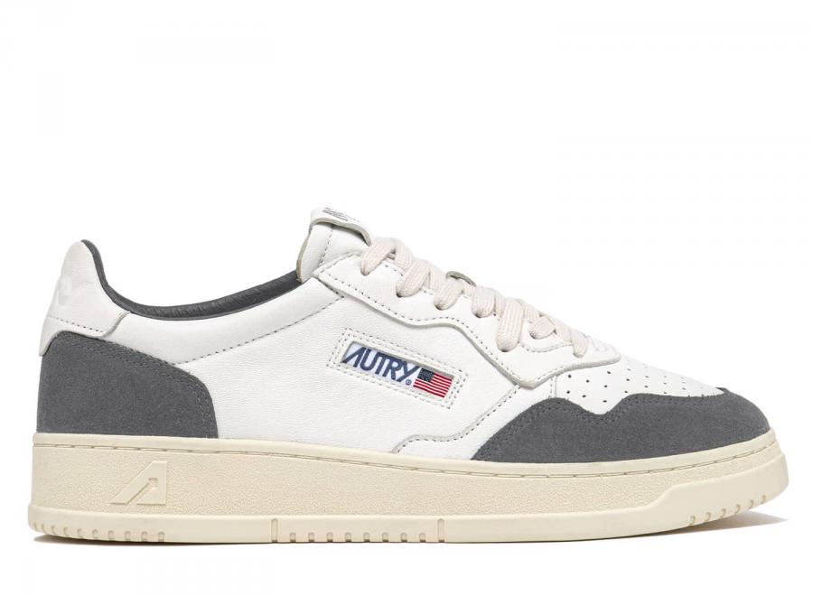 Autry Medalist Low GS45 GOAT / Suede White / Morel - Autry