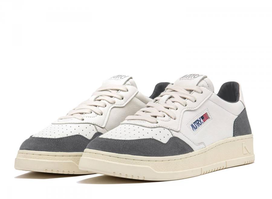 Autry Medalist Low GS45 GOAT / Suede White / Morel - Autry