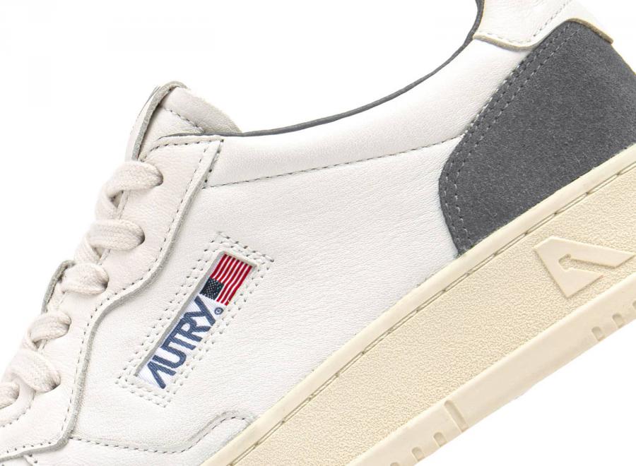 Autry Medalist Low GS45 GOAT / Suede White / Morel - Autry