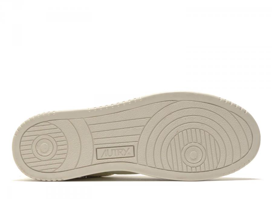 Autry Medalist Low LE17 Leather Elephant / Vapor / Green - Autry