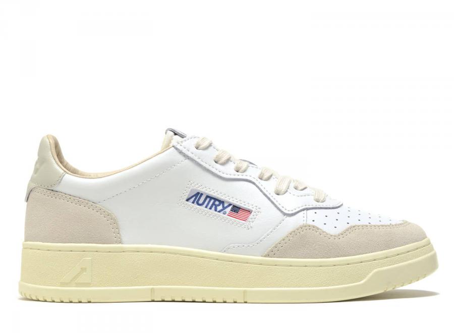 Autry Medalist Low LS14 Leather / Suede White / Pelican - Autry