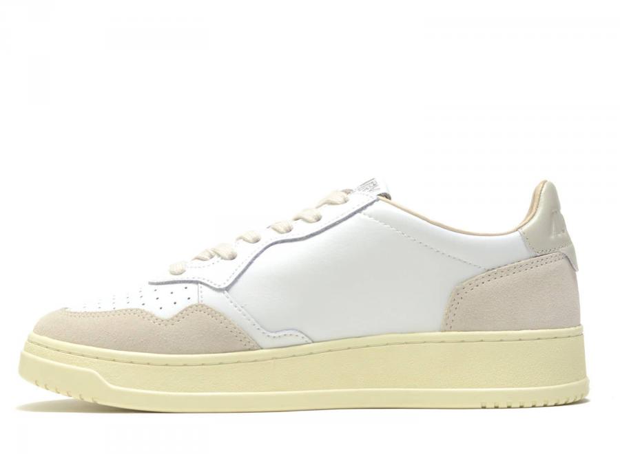 Autry Medalist Low LS14 Leather / Suede White / Pelican - Autry