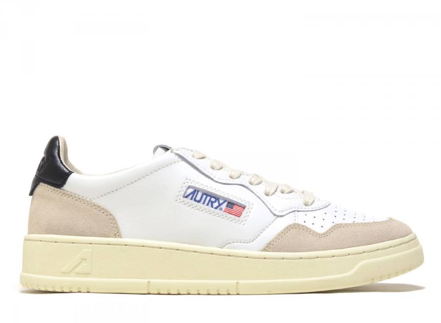 Autry Medalist Low LS21 Suede White / Black - Autry