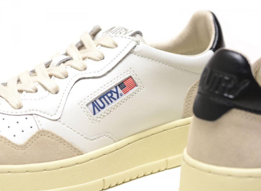 Autry Medalist Low LS21 Suede White / Black - Autry