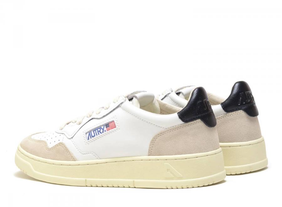 Autry Medalist Low LS21 Suede White / Black - Autry