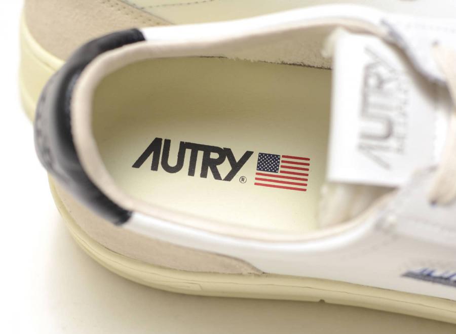 Autry Medalist Low LS21 Suede White / Black - Autry