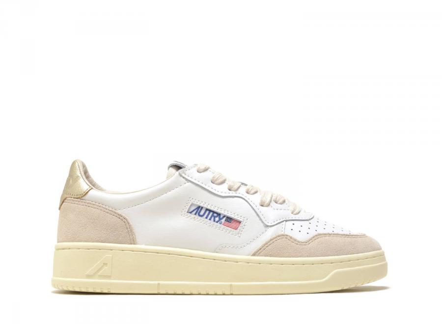 Autry Medalist Low LS75 Suede White / Gold - Autry