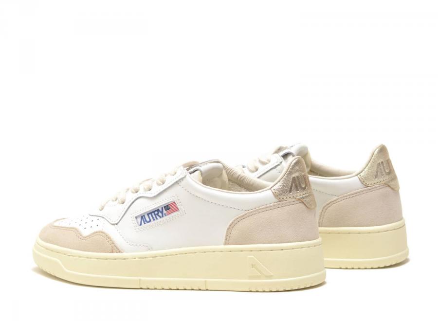 Autry Medalist Low LS75 Suede White / Gold - Autry