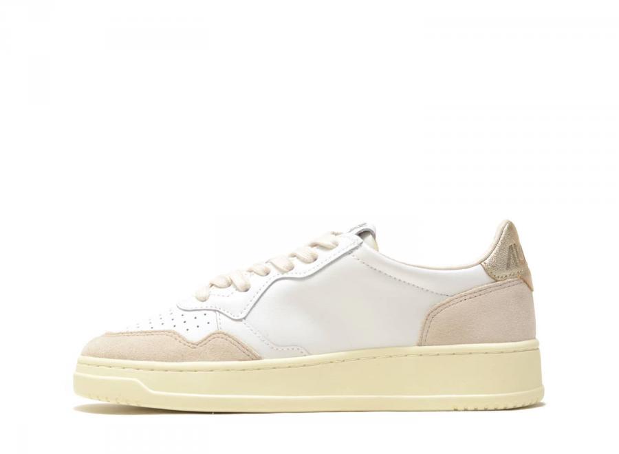 Autry Medalist Low LS75 Suede White / Gold - Autry