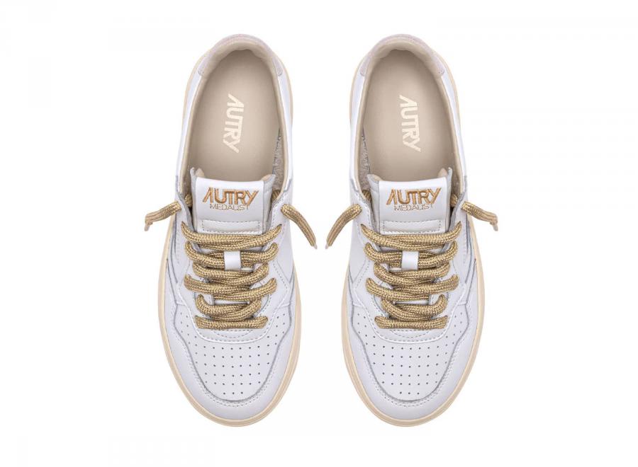 Autry Medalist Low SW01 Leather / Swoll White / White - Autry