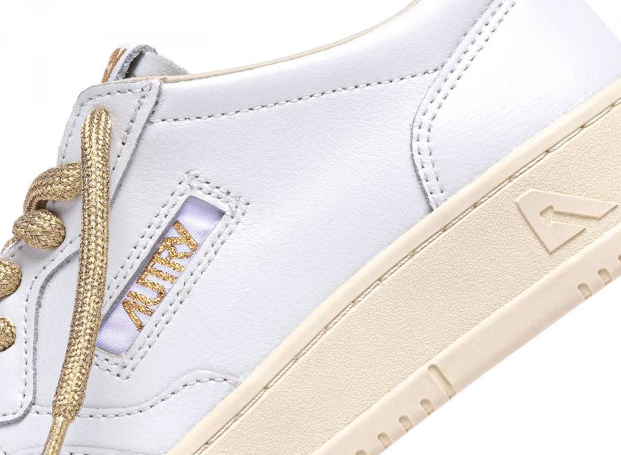 Autry Medalist Low SW01 Leather / Swoll White / White - Autry