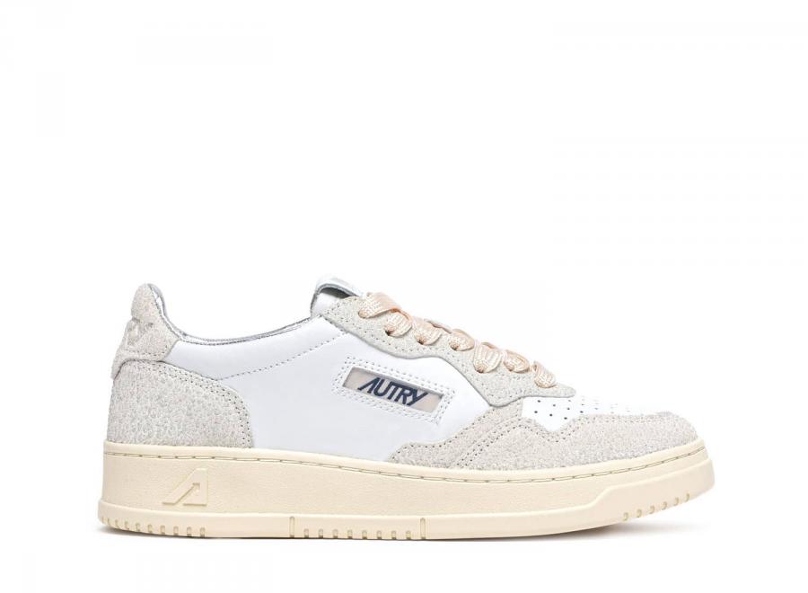 Autry Medalist Low TA01 Leather Stars White / White - Autry