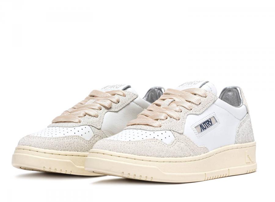 Autry Medalist Low TA01 Leather Stars White / White - Autry