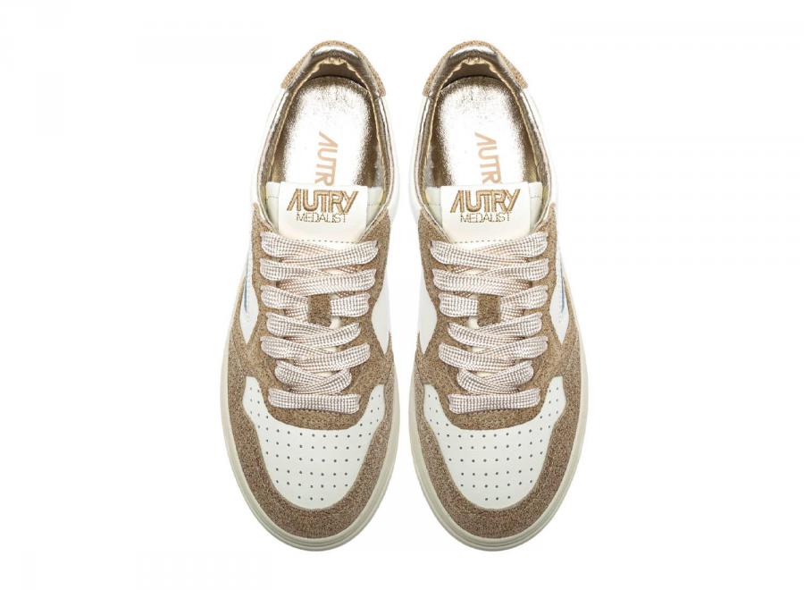 Autry Medalist Low TA03 Leather / Stars Marsh / Sand - Autry