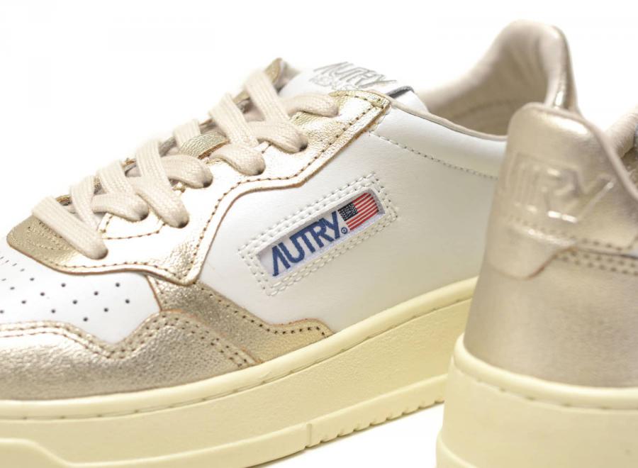 Autry Medalist Low WB16 Leather White / Platinum - Autry