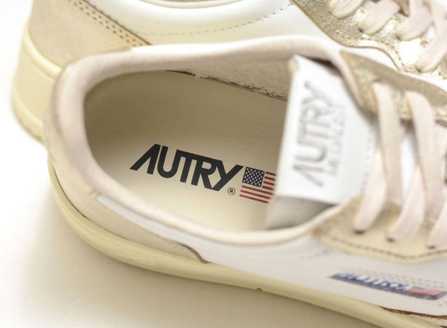 Autry Medalist Low WB16 Leather White / Platinum - Autry