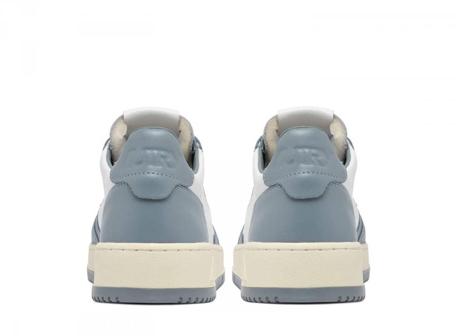 Autry Medalist Low WB56 Leather / Leather White / Silver Blue - Autry
