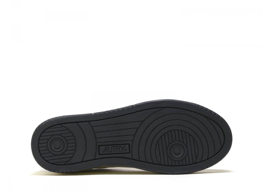 Autry Platform Low WB01 Leather White / Black - Autry