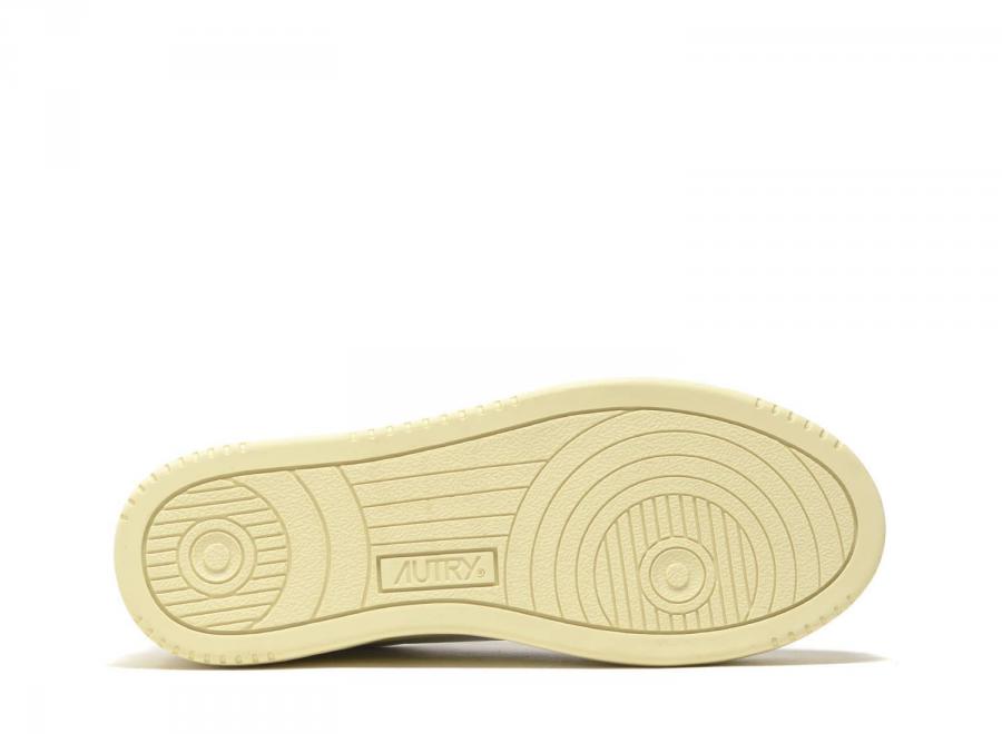 Autry Platform Low WB18 Leather White / Silver - Autry