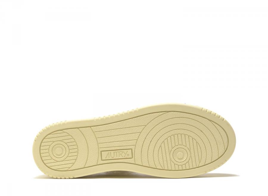 Autry Platform WB16 Leather White / Platinum - Autry