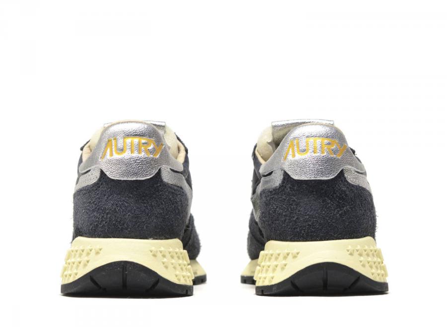Autry Reelwind Low MU03 Suede / Nylon / Black / Silver - Autry