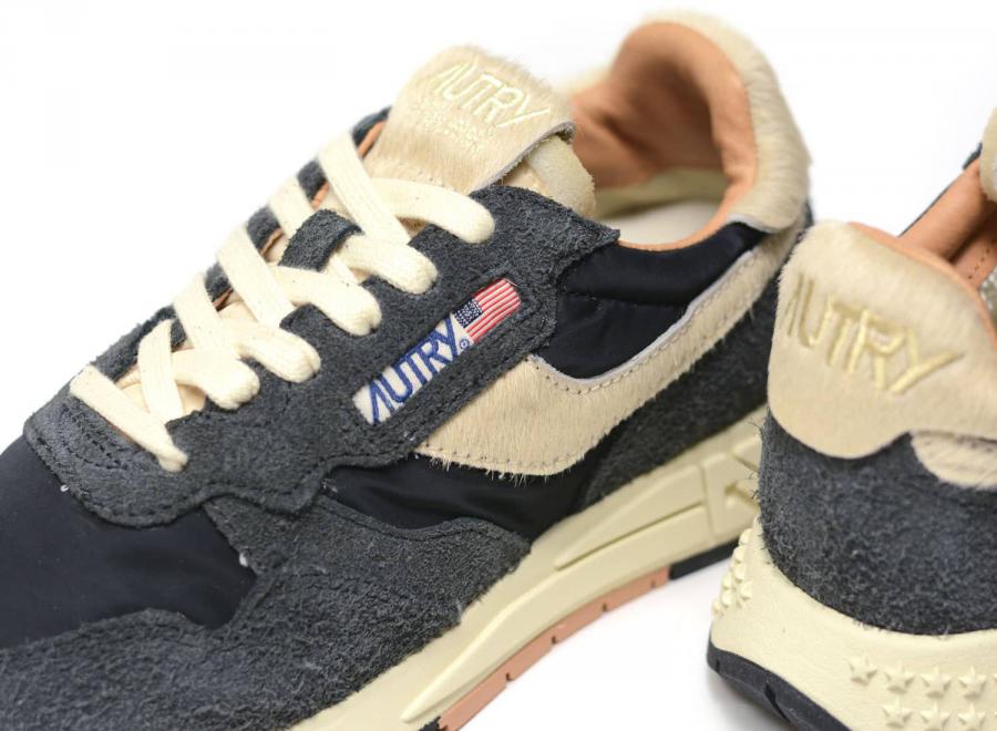 Autry Reelwind Low UP04 Suede / Nylon Pony Peat - Autry