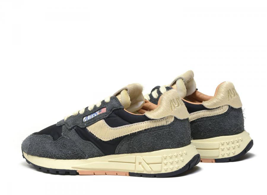 Autry Reelwind Low UP04 Suede / Nylon Pony Peat - Autry