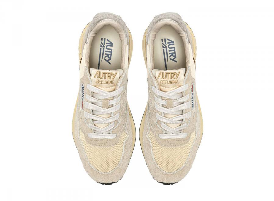 Autry Reelwind UT24 Suede Ecru / Platine - Autry