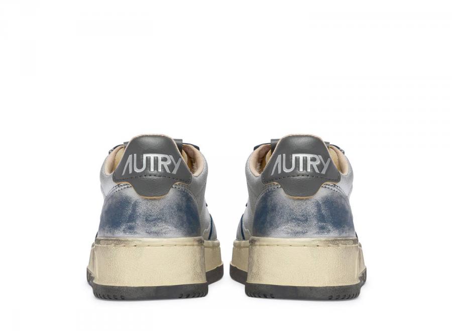 Autry Super Vintage Low MH03 Laminated / Scratches Silver / Sky - Autry