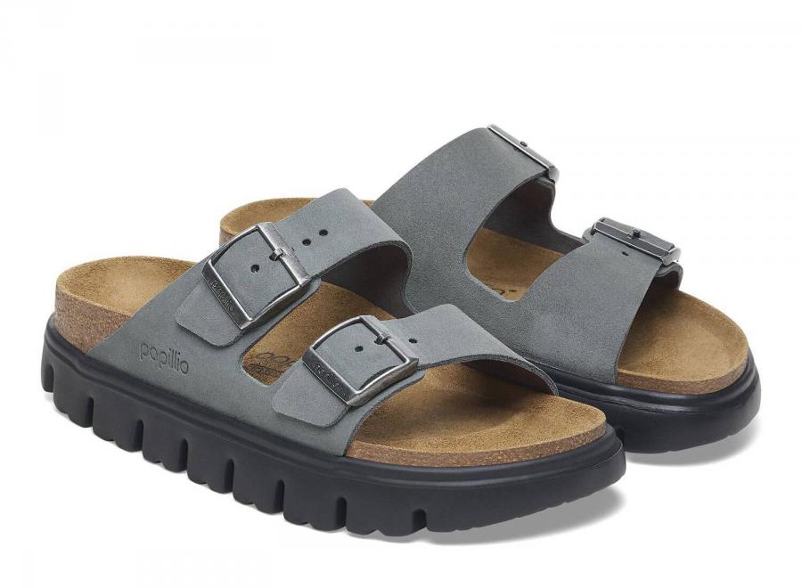 Birkenstock Arizona Chunky LEVE Basalt Gray / Black 1029150 - Birkenstock