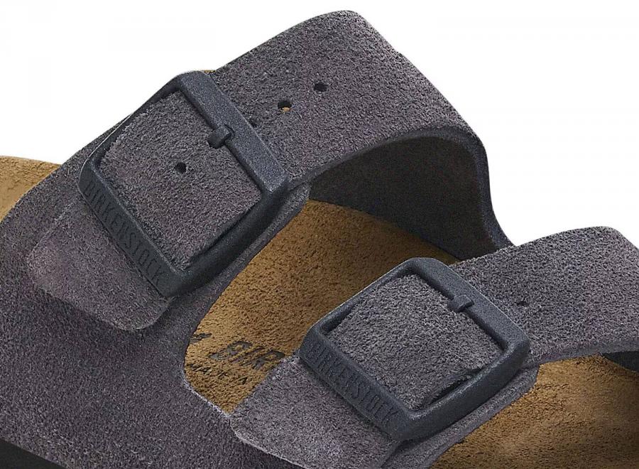 Birkenstock Arizona LEVE Velvet Grey 1028592 - Birkenstock