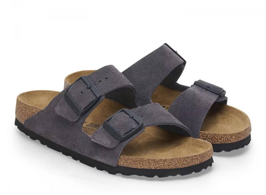 Birkenstock Arizona LEVE Velvet Grey 1028592 - Birkenstock