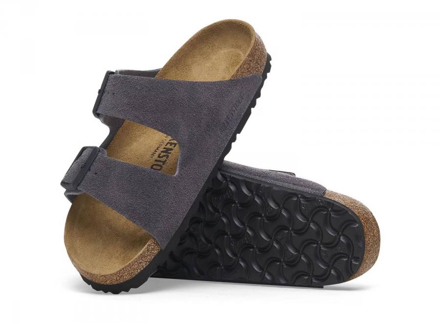 Birkenstock Arizona LEVE Velvet Grey 1028592 - Birkenstock
