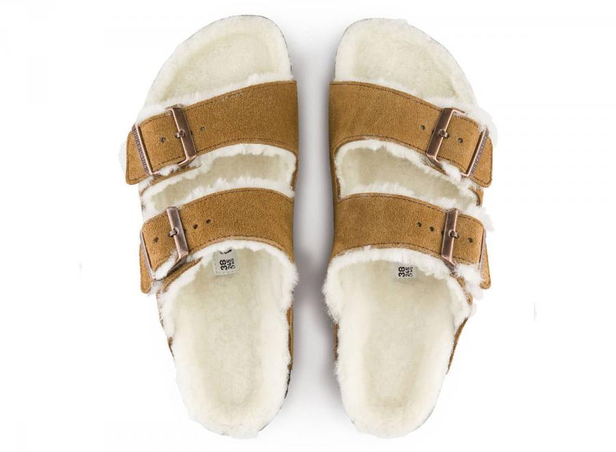 Birkenstock Arizona VL Shearling Mink 1001135 - Birkenstock