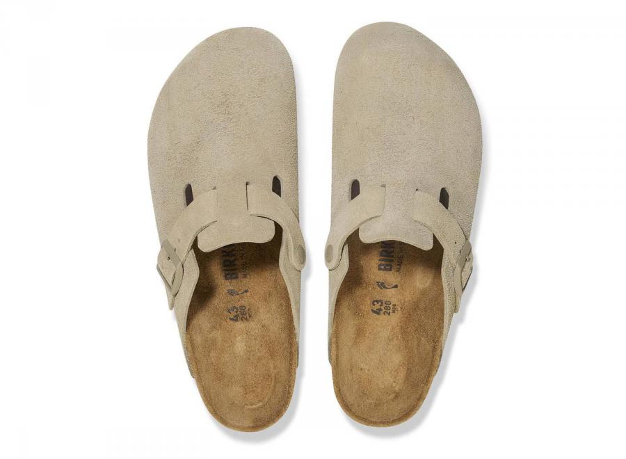 Birkenstock Boston LEVE Faded Khaki 1025844 - Birkenstock