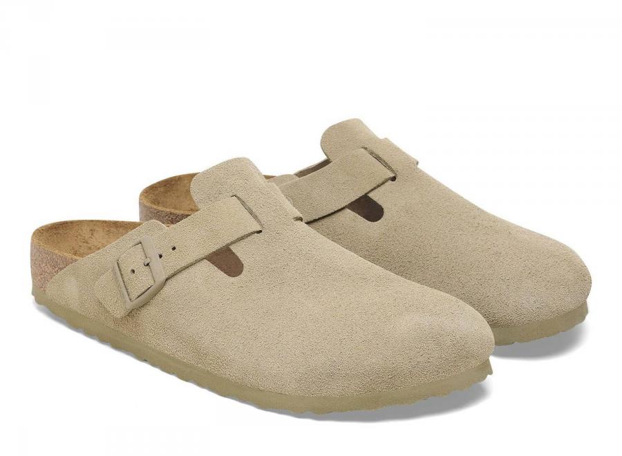 Birkenstock Boston LEVE Faded Khaki 1025844 - Birkenstock