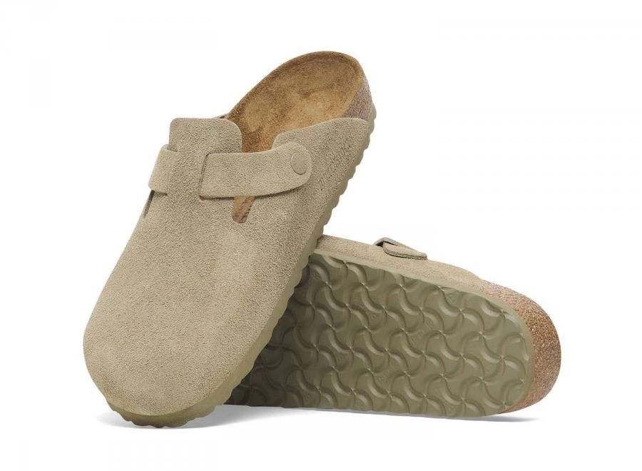 Birkenstock Boston LEVE Faded Khaki 1025844 - Birkenstock