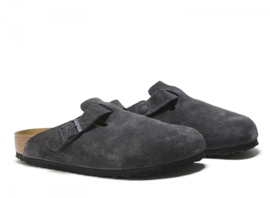 Birkenstock Boston LEVE Velvet Grey 1028602 / 1028552 - Birkenstock