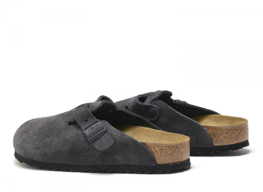 Birkenstock Boston LEVE Velvet Grey 1028602 / 1028552 - Birkenstock