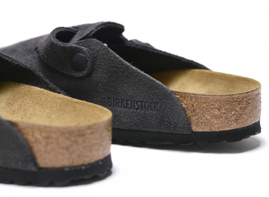 Birkenstock Boston LEVE Velvet Grey 1028602 / 1028552 - Birkenstock